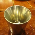 たこ梅 - 錫の上燗コップ