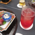 Hanayashiki Ukifuneen - ブルーベリー梅酒