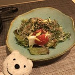 Takajou Wakyou - トマトと豆腐の薬味サラダ