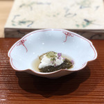 鮨旬美西川 - 宇和島の岩もずくの山かけ