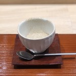 鮨旬美西川 - 黒糖ときな粉の葛プリン