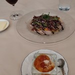 レストラン コーイン - ●ﾗﾝﾁおまかせ3800＋ﾉﾝｱﾙｸﾞﾗｽﾜｲﾝ赤900＋ﾁｪﾝｼﾞｱｲｽｺｰﾋｰ300＋税400＝5,400円 2019年09月