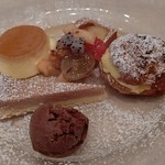 レストラン コーイン - ●ﾗﾝﾁおまかせ3800＋ﾉﾝｱﾙｸﾞﾗｽﾜｲﾝ赤900＋ﾁｪﾝｼﾞｱｲｽｺｰﾋｰ300＋税400＝5,400円 2019年09月