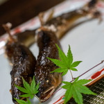 かたつむり - 2019.9 和良鮎の塩焼き
