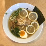 仙臺 自家製麺 こいけ屋 - ★★★★★ 厚切チャーシューと柑橘塩そば（中太ちぢれ麺）、900円。