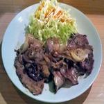 よしこ姉ちゃん家 - よしこ姉ちゃん家「生姜焼き定食」780円[フォレストタウン秋山編]