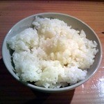 よしこ姉ちゃん家 - よしこ姉ちゃん家定食のライス横景[フォレストタウン秋山編]