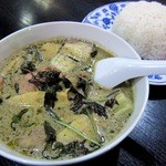 タイ居酒屋 プードン - ゲンキョウワン（グリーンカレー）とライスです