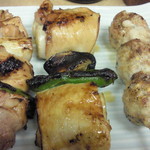 ２　焼鳥そぼろ定食の焼鳥