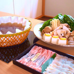 香水亭 - 料理写真:2019秋限定*松茸・鱧・京都ぽーくの秋鍋