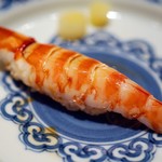 鮨料理 一高 - 料理写真:海老の漬け握り