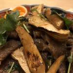 旬菜 おぐら家 - 仙台牛と松茸のすき焼き