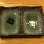 鰻はし本 - 醪と塩