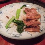 ハタケマメヒコ飯店 - 叉焼のごはん