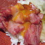 鳥茂 - ユッケ丼2