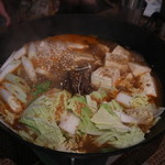 Kanda Marugyuu Sekando - 猪ロース肉辛味味噌鍋
