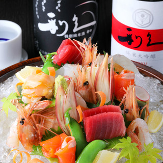 旬の魚介をお刺身で！