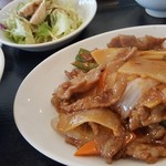 中華料理 秀林 - 9.牛肉のオイスター炒め￥900