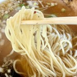Chuukamentei Murasakiya - 麺は低加水のストレート麺に変わっていました！！