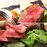 Roast beef of Japanese black beef