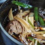 ひびき庵 - 鴨汁（かもじる）の牛蒡（きたきす）