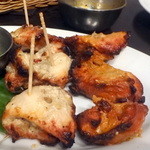 タンドリーチキン2種（ダバパーティ）