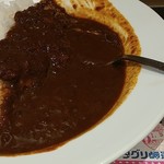 ダグリ岬遊園地 - 料理写真:カレー（食べかけ）