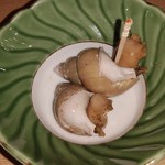 旬膳 す雅の - 料理写真:お通しバイ貝の煮付け