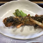 三良坂地豆腐処 豆遊 - 昆布巻煮湯葉の天婦羅