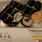 寿司割烹 松ふじ - 紅白鉄火巻き