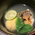 馳走 啐啄一十  - 北九州産甘鯛と天草車海老真薯のお碗利尻昆布の出汁