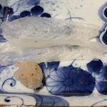 馳走 啐啄一十  - お造り:愛媛産虎魚（3日寝かせ）