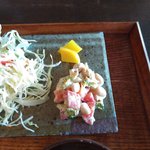 茶房 小園 - ダイズのサラダ