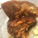 すが弥 - 鮟肝を割ったところ