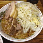 ラーメン二郎 - 小つけ麺ツケダレ（ニンニク少し￥850）2012_2_18さすが目下最強二郎（私見）。メガネ様万歳！97点。