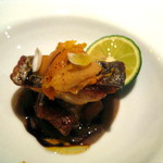 淡路島の太刀魚・バフンウニのせ