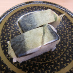 はま寿司 - さばの押し寿司(2019/09/26撮影)