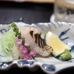 津の守坂 小柴 - 淡路の鱧の焼き霜