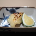 津の守坂 小柴 - クエの幽庵味噌焼き