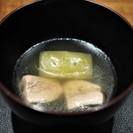 傳 - 合鴨と冬瓜の煮物椀