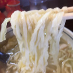 自慢亭 - この手打ち麺、大好きです❤️