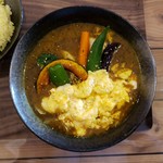 札幌スープカレー Sha−La–La - とろ玉チーズチキンカレーです。