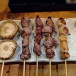 千登里 - 串焼き５本セット６００円②