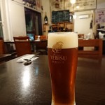  トラットリア ヴィーノ・ヴィーノ - 琥珀ヱビス生ビール (600円)