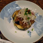 珍竹林 - 米ナスの肉味噌あえ７５０円