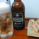臚雷亭 - ホッピーセットとバンバン鶏
