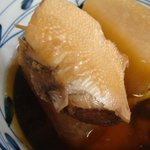 氷見魚市場食堂 海寶 - ぶり大根のアップ