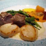 鉄板焼き ステーキ 湛山 - 