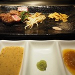 鉄板焼き ステーキ 湛山 - 