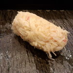 小西鮨 - 毛ガニ味噌和え